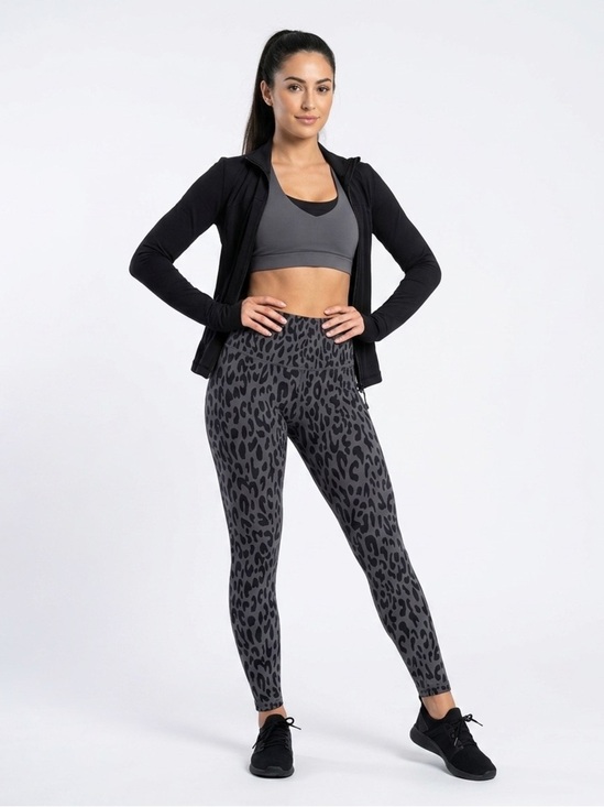 Carbon38 Pants - Carbon38 Leopard Cheetah Animal Print High Waisted Leggings Athleisure Small